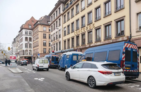 Straßburg Frankreich nach Terroranschlägen auf Weihnachtsmarkt — Stockfoto