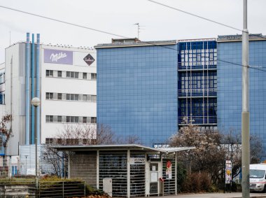 Milka Strasbourg üreticisi Mondelez şeker fabrikasında görünümü