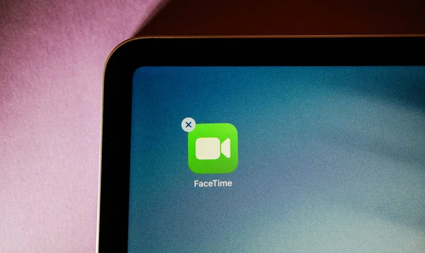 Apple iPhone XS com FaceTime — Fotografia de Stock
