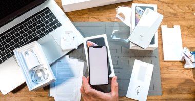 Unboxing en son iphone Xs smartphone telefon dostum