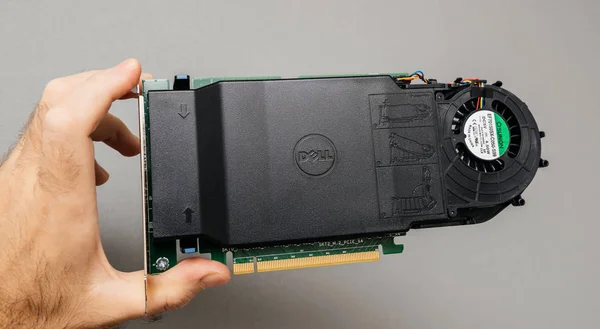 Dell Ultra-Speed Drive Quad NVMe M.2 Tarjeta PCIe x16 4 ranuras —  Fotos de Stock