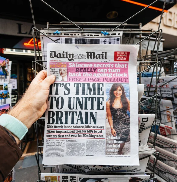 Daily Mail over Brexit — Stockfoto