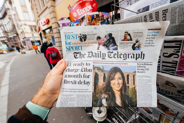 Eu para pronto para cahrge 1 bilhão de uma traça para Brexit delay — Fotografia de Stock