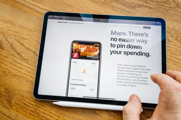 Apple Maps moyen plus facile de définir vos dépenses Apple Card — Photo