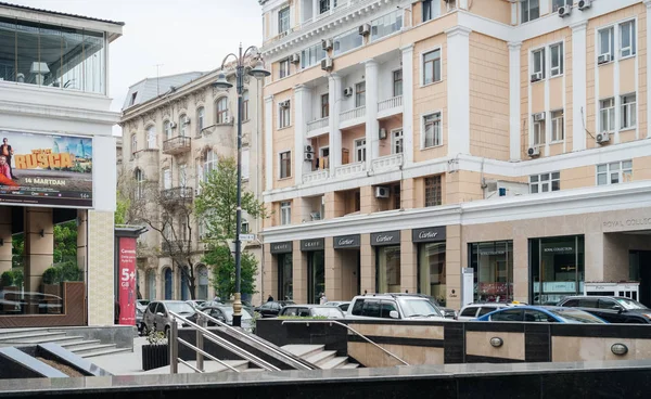 28 maja St z luksusowego sklepu mody Cartier Baku — Zdjęcie stockowe