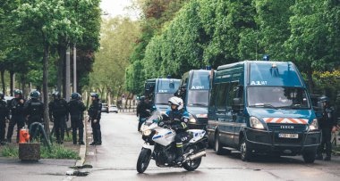 Avrupa Konseyi'ne giriş ilerlü polis memurları filosu