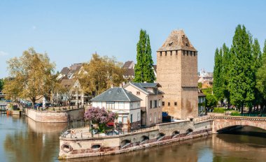 Strazburg yukarıdan Alsatev ev görünümü