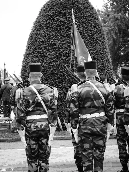 Торжественная церемония победы западных союзников во Второй мировой войне — стоковое фото