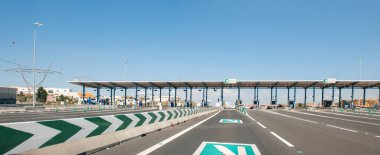 Lizbon Portekiz karayolu seyahat Pov arabadan Ücretli yol