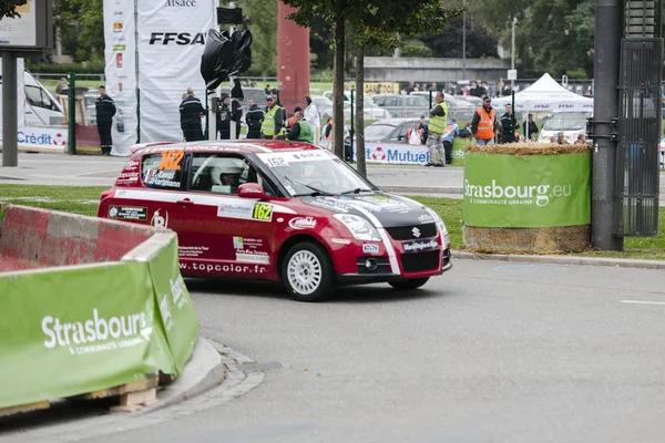 Campeonato Mundial de Rali da FIA França 2013 - Fase Super Especial 1 — Fotografia de Stock