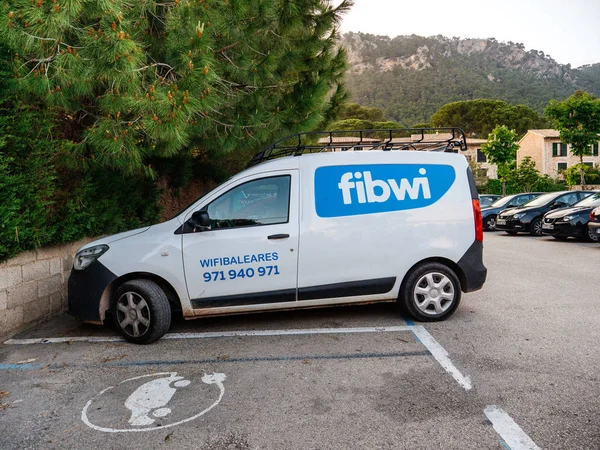 Fibwi Wifi baleares Internet-Provider Service-Van — Stockfoto