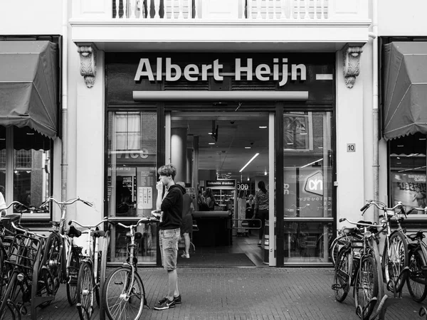 Albert Heijn Haarlem Hollanda süpermarket — Stok fotoğraf