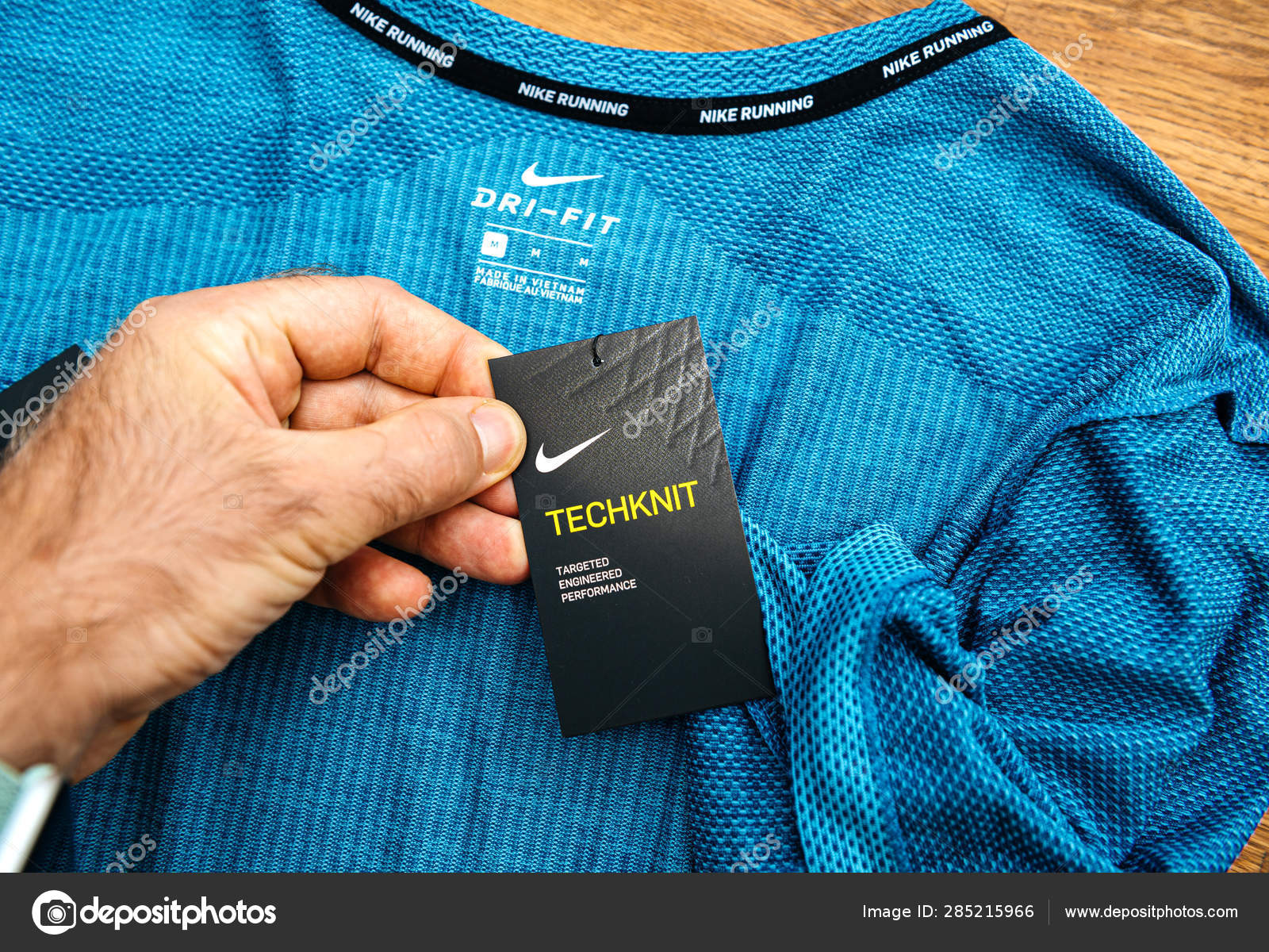 Man Hand Pov Of New Nike Sports Clothes T Shirt Stock Editorial Photo C Ifeelstock