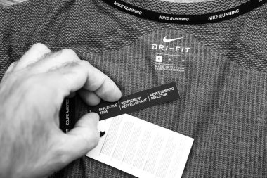 Yeni Nike Spor Giyim t-shirt dri-fit Man el Pov