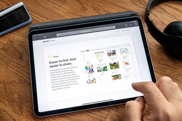 Ipad Pro Wwdc 19 ürün lansmanı Notres App Adam okuma