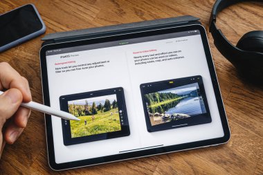 Ipados güçlü video düzenleme hakkında ipad Pro Adam okuma