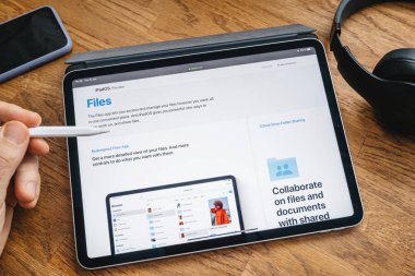 ipados hakkında ipad Pro'da adam okuma