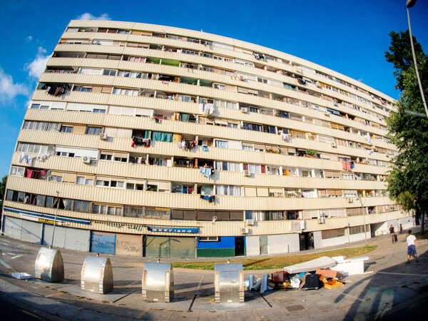 Ronda de Sant Ramon de Penyafort street tall building