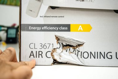 Yeni taşınabilir klima ünitesi Ac unboxing