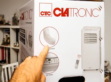 Yeni taşınabilir klima ünitesi Ac unboxing