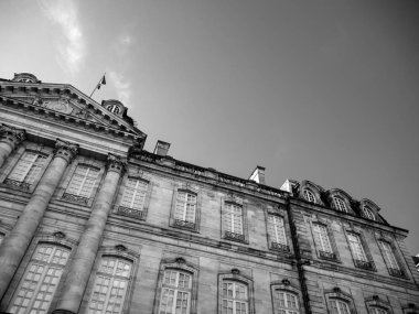 Avrupa Birliği bayrağı resmi sembolünün düşük açı görünümü