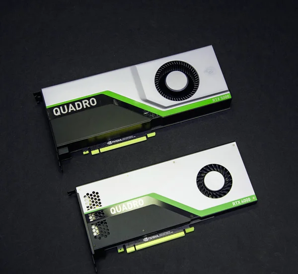 Nuove schede Nvidia Quadro RTX 5000 e RTX 4000 — Foto Stock
