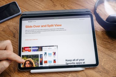 ipados hakkında ipad Pro'da adam okuma