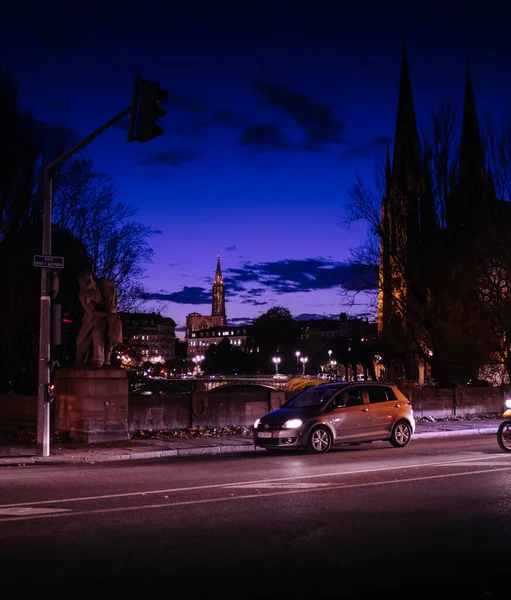 View from the Pont John F. Kennedy to the Notre-Dame Cathedral — Stock Photo, Image