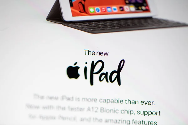 IPad Pro tablet ultime notizie Apple Computer il nuovo iPad — Foto Stock