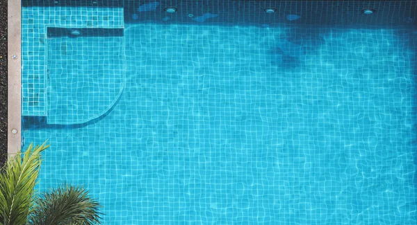 Piscine Bain Moussant Pour Détendre Pendant Journée Chaude Été Angle — Photo