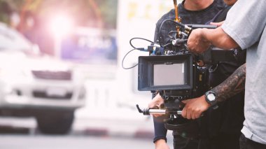 Video kamera ve lens bulanık görüntüleri