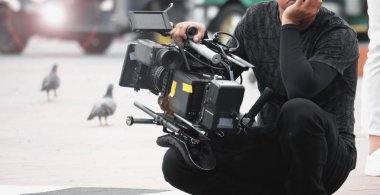 Video kamera ve lens bulanık görüntüleri