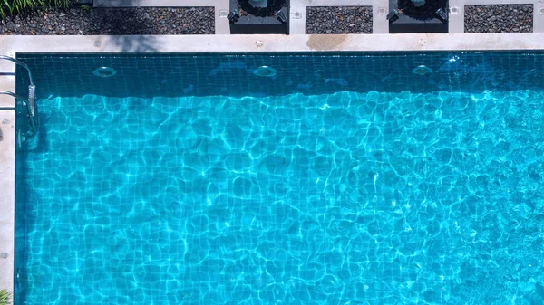 Olhos Pássaro Ver Imagens Sistema Sal Piscina Hotel Não Cloro — Fotografia de Stock