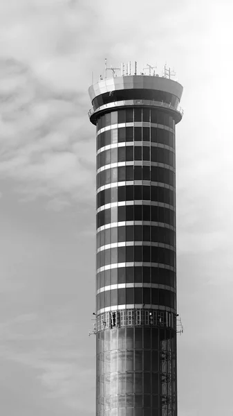 Torre Del Centro Contatto Del Traffico Aereo Dell Aeroporto Internazionale — Foto Stock