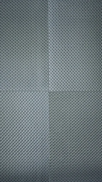 Sound Proof Padding Acoustic Soft Foam Grey Color Double Thick — Stock Photo, Image