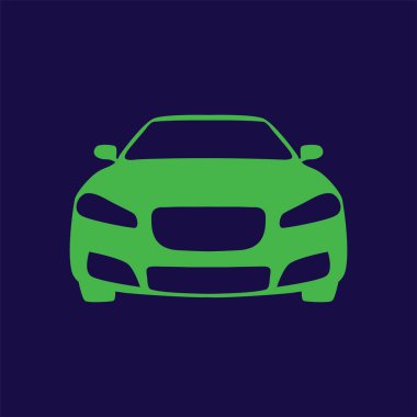 Araba logo simge vektör. Ulaşım logo şablonu