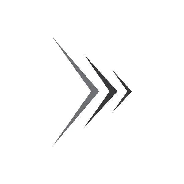 Diseño Del Logo Abstracto Arrow Line — Archivo Imágenes Vectoriales