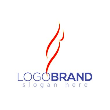 B harfi line soyut Logo vektör öğesi. Soyut hat logosu