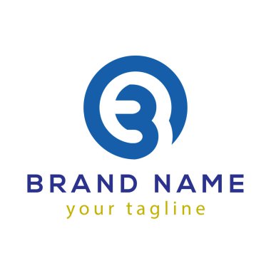 OB ilk harf Logo vektör öğesi. OB başlangıç şablonu
