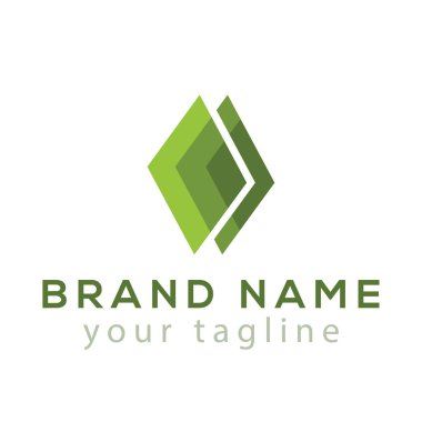 soyut tabaka kare logo vektör öğesi. katman logo şablonu