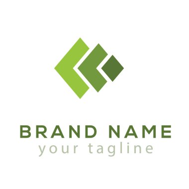 soyut tabaka kare logo vektör öğesi. katman logo şablonu