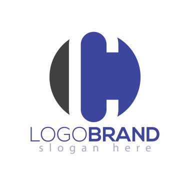 C harfi Logo vektör öğesi. Mektup Logo şablonu
