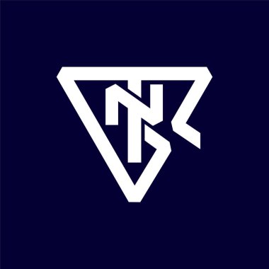 TN G harfi imleç Logo vektör öğesi ile ilk. İmleç Logo şablonu