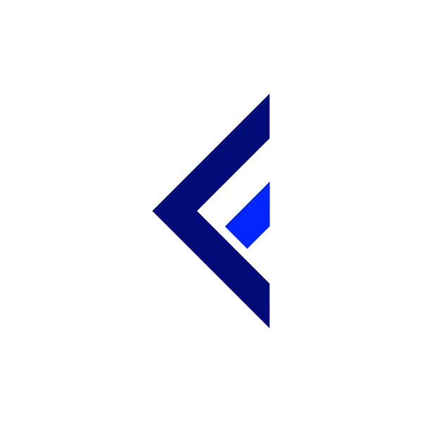 Brief Logo Vectorelement Eerste Logo Sjabloon — Stockvector