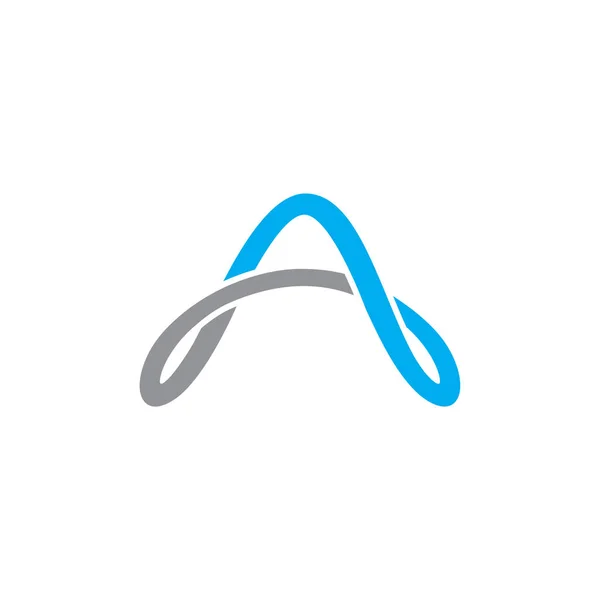 Een Brief Abstracte Logo Vector Element Abstracte Letter Logo Sjabloon — Stockvector