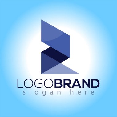 R harfi Logo vektör öğesi. Mektup Logo şablonu