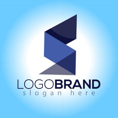 S harfi Logo vektör öğesi. mektup logo şablonu