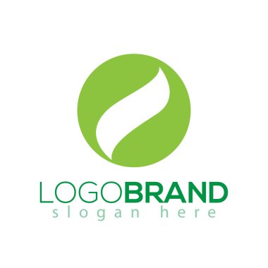 Daire soyut Logo vektör öğesi. Soyut logo şablonu