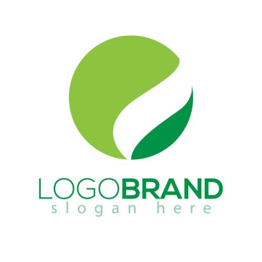 Daire soyut Logo vektör öğesi. Soyut logo şablonu