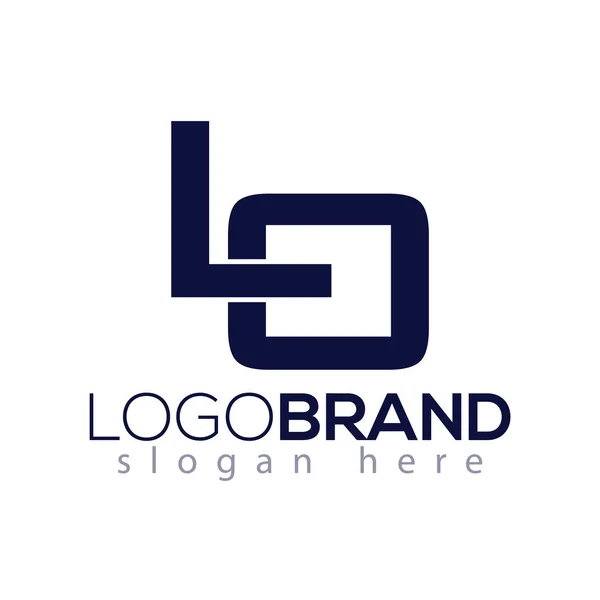 Vector Eerste Brief Logo Element Eerste Logo Sjabloon — Stockvector